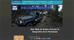 Desktop Screenshot of escapadas4x4.com