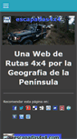 Mobile Screenshot of escapadas4x4.com